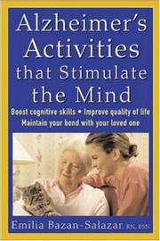 Cover of: Alzheimer's Activities That Stimulate the Mind