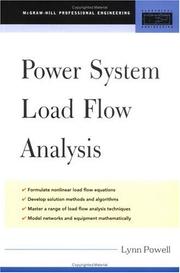 Cover of: Power System Load Flow Analysis (Professional Engineering) by Lynn Powell