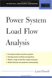 Cover of: Power System Load Flow Analysis (Professional Engineering) by Lynn Powell, Lynn Powell