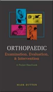 Cover of: Orthopaedic Examination, Evaluation, & Intervention Pocket Handbook