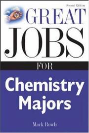 Cover of: Great Jobs for Chemistry Majors, Second ed. (Great Jobs Series)