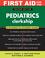 Cover of: First Aid for the Pediatrics Clerkship (First Aid)