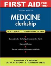First aid for the medicine clerkship