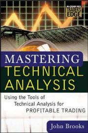 Cover of: Mastering Technical Analysis (Mcgraw-Hill Trader's Edge) by John C. Brooks