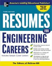 Cover of: Resumes for Engineering Careers, Third ed. (Professional Resumes Series) | McGraw-Hill