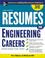 Cover of: Resumes for Engineering Careers, Third ed. (Professional Resumes Series)