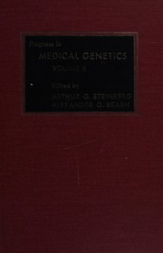 Cover of: Progress in medical genetics