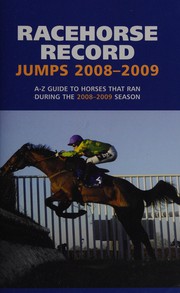 Cover of: Racehorse record jumps, 2008-2009