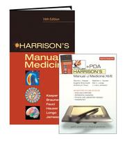 Cover of: Harrison's Manual of Medicine 16/e for PDA (Harrison's Manual of Medicine) by Dennis L. Kasper