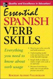 Cover of: Essential Spanish verb skills by Rogelio Alonso Vallecillos