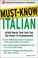 Cover of: Must-Know Italian