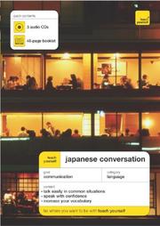 Cover of: Teach Yourself Japanese Conversation (3CDs + Guide) (Teach Yourself Conversation Packs)