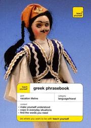 Cover of: Greek phrasebook