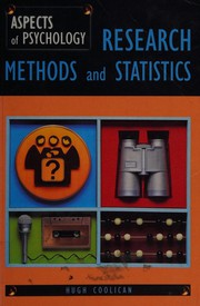 Cover of: Research methods and statistics