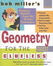 Cover of: Bob Miller's Geometry for the Clueless, 2nd edition (Bob Miller's Clueless) by Bob Miller