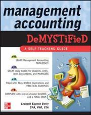 Cover of: Management accounting demystified: a self-teaching guide