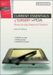 Cover of: CURRENT Essentials of Surgery (Mobile Consult)