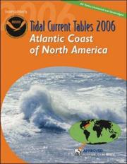 Cover of: Tidal Current Tables 2006: Atlantic Coast of North America (Tidal Current Tables Atlantic Coast of North America)