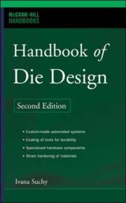Cover of: Handbook of die design by Ivana Suchy