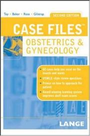 Cover of: Case Files Obstetrics and Gynecology (Lange Case Files)