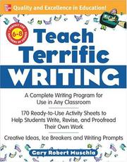 Cover of: Teach Terrific Writing, Grades 6