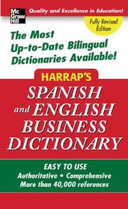 Cover of: Harrap's Spanish and English business dictionary