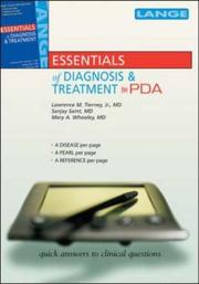 Cover of: Current Essentials of Medicine for the PDA (Mobile Consult) by Lawrence M. Tierney, Sanjay Saint, Mary Whooley
