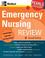 Cover of: Emergency Nursing Review (Pearls of Wisdom)