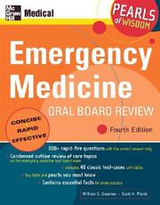 Cover of: Emergency medicine oral board review