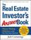 Cover of: The real estate investors answer book