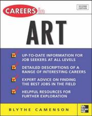 Cover of: Careers in Art (Professional Career Series) | Blythe Camenson