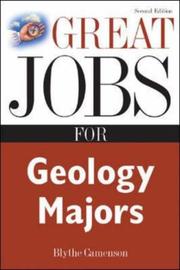 Cover of: Great Jobs for Geology Majors (Great Jobs Series)