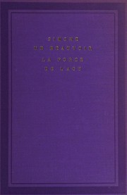 Cover of: La force de l'âge by Simone de Beauvoir