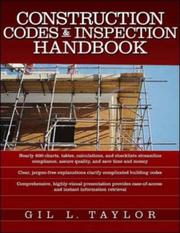 Construction codes and inspection handbook by G. L. Taylor