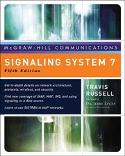 Cover of: Signaling System #7, Fifth Edition (McGraw-Hill Communications Series) by Travis Russell