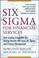 Cover of: Six Sigma for Financial Services