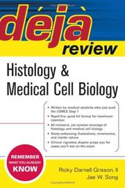 Cover of: Deja Review: Histology & Medical Cell Biology (Deja Review)