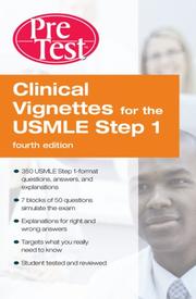 Cover of: Clinical Vignettes for the USMLE Step 1 by McGraw-Hill, McGraw-Hill