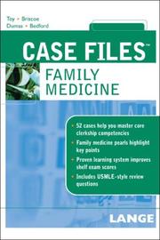 Cover of: Case Files Family Medicine (Lange Case Files) | Eugene C. Toy