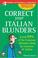 Cover of: Correct Your Italian Blunders