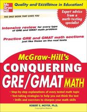 Cover of: McGraw-Hill's Conquering GRE/GMAT Math