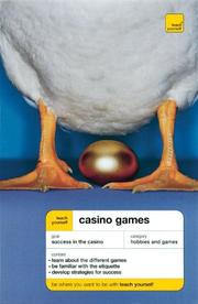 Cover of: Teach Yourself Casino Games New Edition (Teach Yourself)