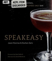 Cover of: Speakeasy by Jason Kosmas, Dushan Zaric