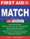 Cover of: First Aid for the Match (First Aid)