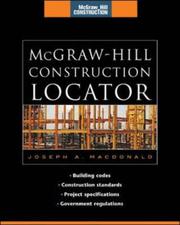Cover of: McGraw-Hill Construction Locator (McGraw-Hill Construction)