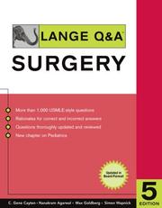 Cover of: Lange Q&A by C. Gene Cayten, Max Goldberg, Nanakram Agrawal