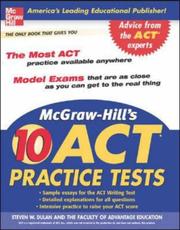 Cover of: McGraw-Hill's 10 ACT Practice Tests (McGraw-Hill's 10 Practice Acts)