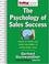Cover of: The Psychology of Sales Success (Selling Power)