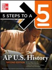 Cover of: Five Steps to a 5 AP U.S. History, Second Edition (5 Steps to a 5 on the Advanced Placement Examinations)