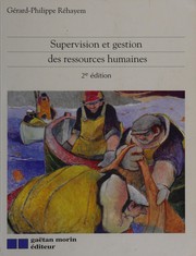 Cover of: Supervision et gestion des ressources humaines